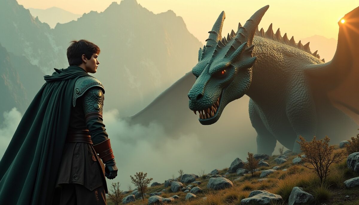 Dragonheart : Tom Rhys Harries affronte le légendaire dragon incarné par Patrick Stewart