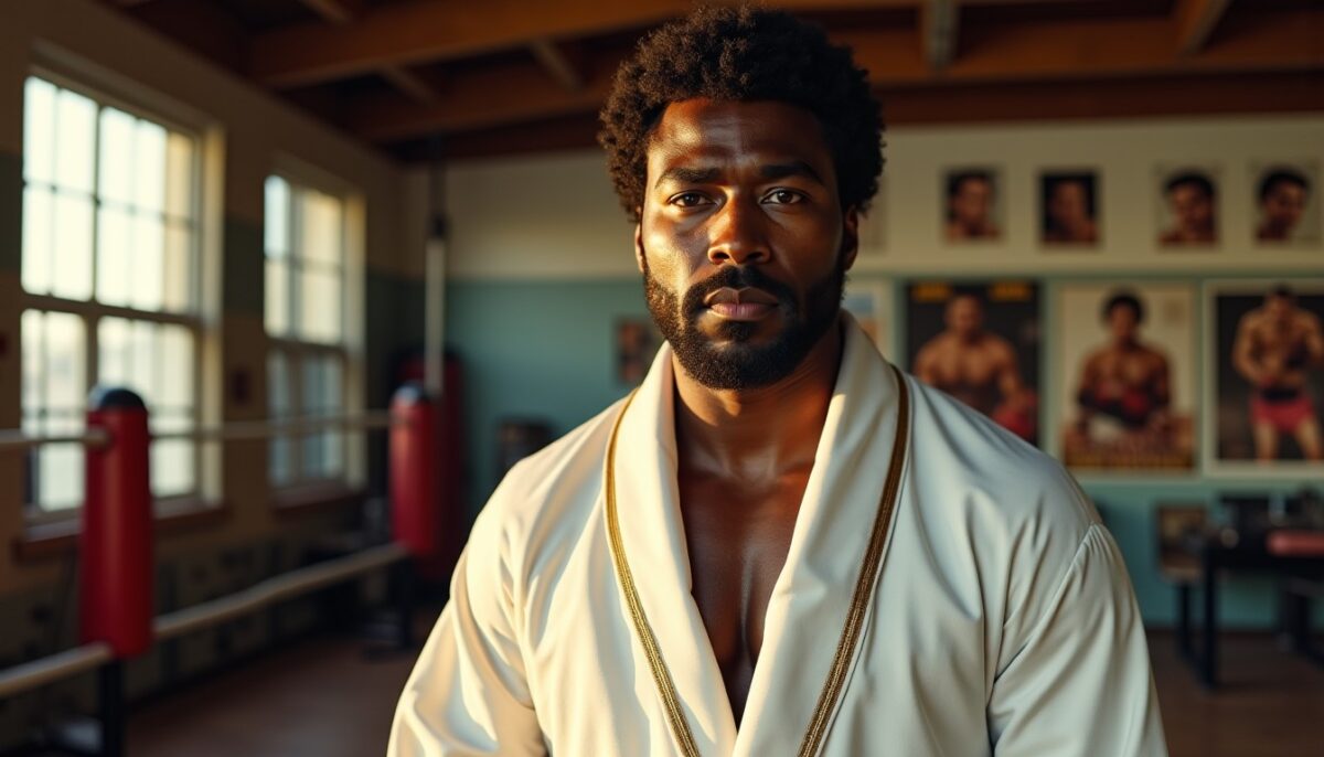 Stephan James incarne Rocky dans une prestation blanche éclatante, un vibrant hommage à Carl Weathers