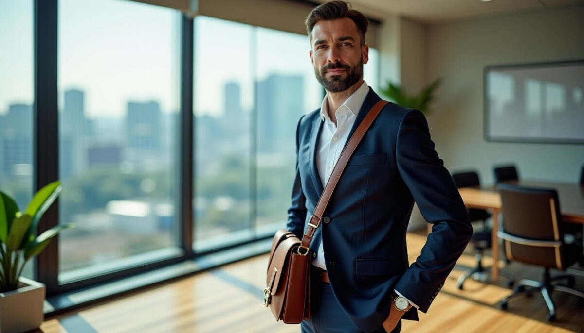 Sacoches Bandoulière pour Hommes : L’Accessoire Essentiel pour un Style Bureau Pratique et Élégant